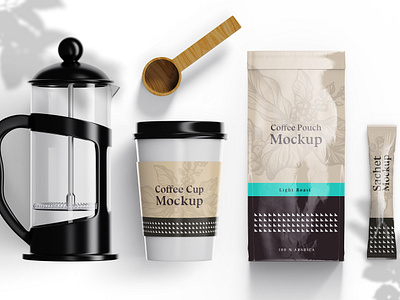 Free Iced Coffee Cup with Topping Mockup by Country4k on Dribbble