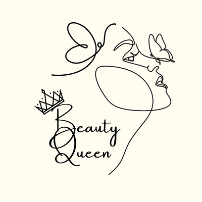Beauty Queen 👑 art artist artwork background beauty beauty queen brand brand design business logo company design digital art dribbble fashion graphic design graphic designer illustration logo logo designer logodesign