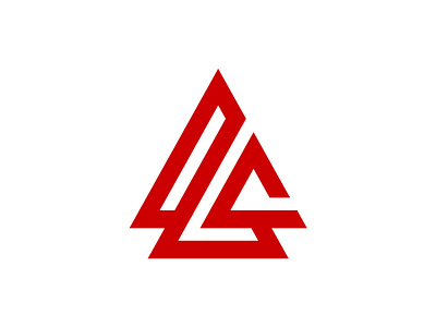 Letter Triangle Logo brand identity branding design lettering lettermark logo logotype mark minimalist monogram type typography
