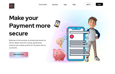 Landing Page ui