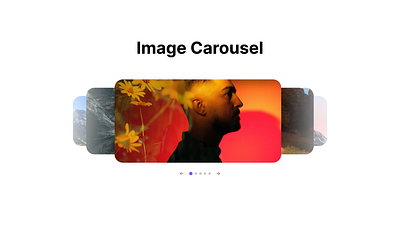 Daily Challenge | Day 10 | Image Carousel app branding design illustration ui user interface ux web web design