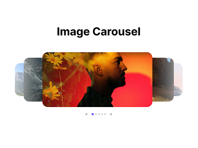 Daily Challenge | Day 10 | Image Carousel app branding design illustration ui user interface ux web web design