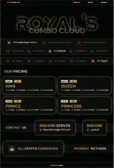 Royals Combo Cloud Thread branding graphic design ui