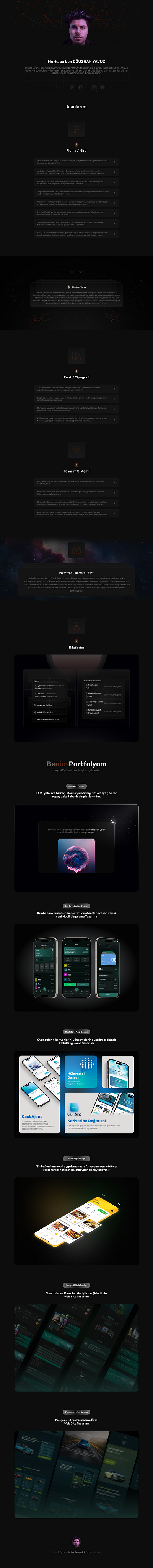 Persona UI Desıgn dark darkmode design desıgn figma fi̇gma landingpage landıngpage persona portfolio ui ux uı website websıte