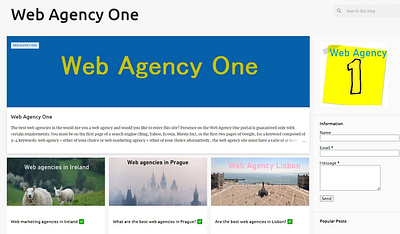 Web Agency One agency one creazione sito agenzie web web agency web site