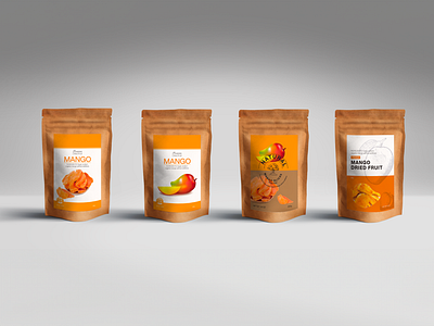 Packaging design for dried mango graphic design mango packaging design