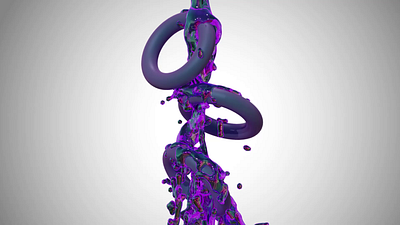 Iridescent Liquid 3D Animation 3d blender 3d liquid 3d model animation liquid liquid animation