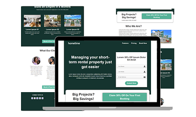 Real Estate Business Landing Page branding clickfunnels landing page real estate sales funnel salesfunnel web design