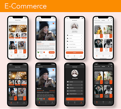 E-Commerce App UI Template for MAUI and Xamarin Forms android ecommerce ios maui mobile shopping ui ui template ux