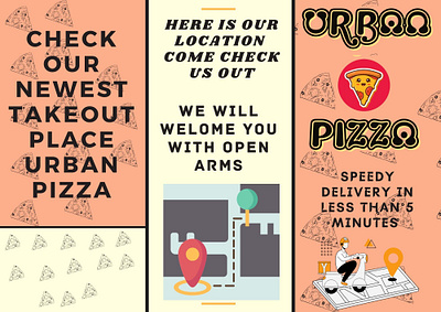 Urban Pizza Mockup graphic design logo typography