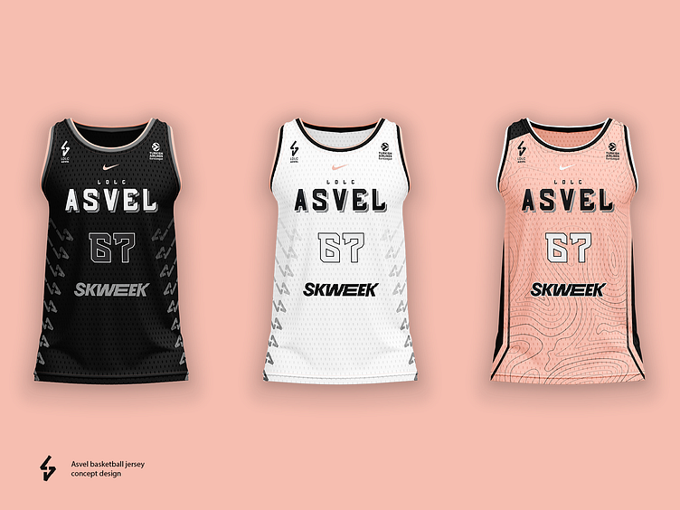Asvel Basketball Jersey Design by serhat okyar on Dribbble