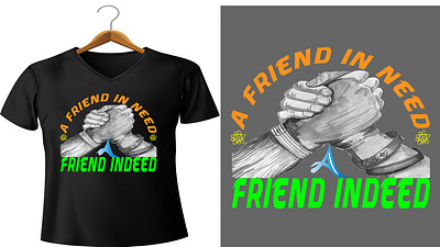 Friendship T shirt black design black t shirt design design friend friendly friendship graphic design illustration vector