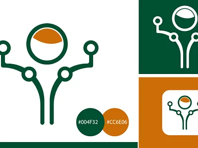 Modern logo, Minimalist logo, Tech logo branding graphic design human logo logo power logo tech logo