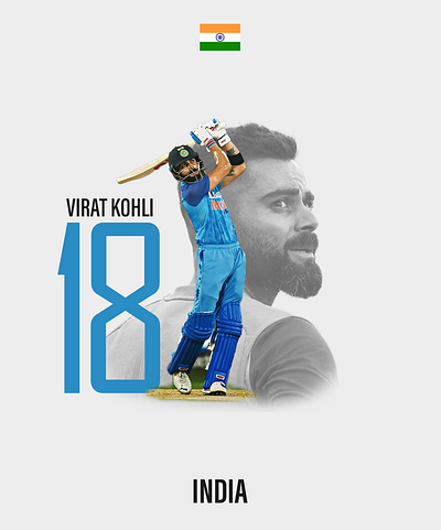 Sports poster design creative cricket graphic design india photoshop poster poster design virat kohli