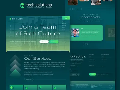 itech Solutions: unlocking tomorrow's technology digital innovation future tech it solutions software development tech trends technology ui user experience (ux) user interface (ui) web design website showcase