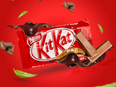 KitKat chocolate social media post advertising banner brand identity branding chocolate facebook marketing graphic design instagram marketing post product design social media social media marketing social media post technology post