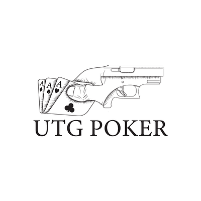 Logo Design for UTG Poker Brand branding graphic design logo poker logo vintage logo