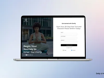 Sign-up Page dailyui sign up ui ui design web design