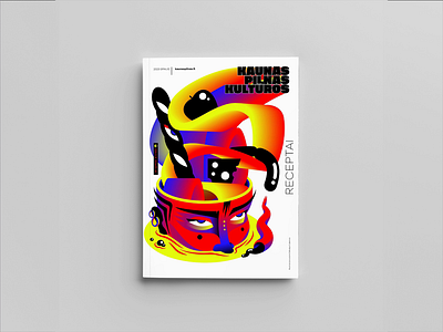 Kaunas Pilnas Kultūros 2023 Spalis culture design graphic design kaunas layout lithuania magazine print typography