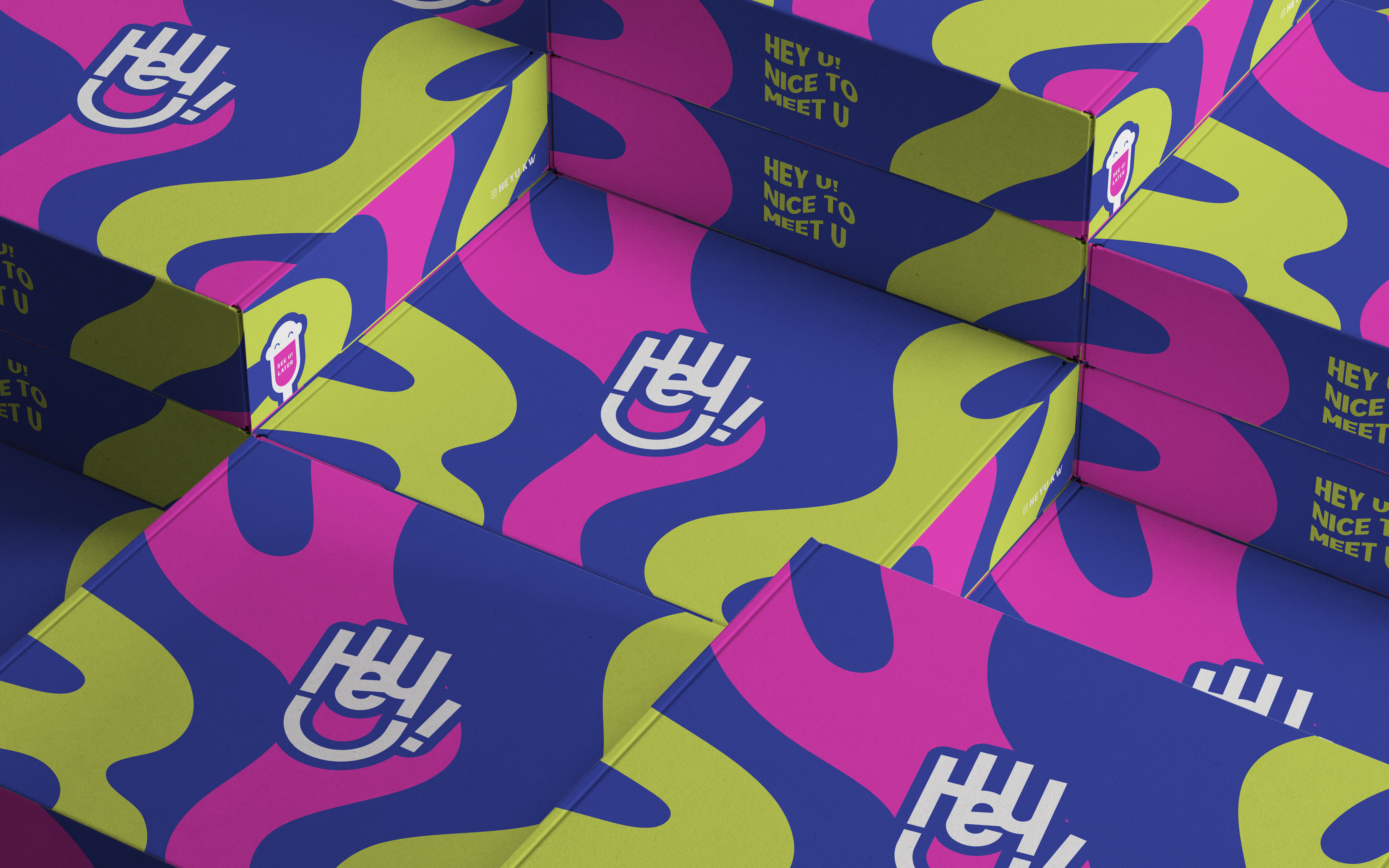 HEY U! BRANDING branding graphic design identity logo