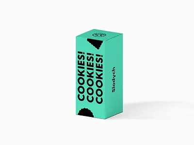 Slodych box biscuit branding character cookies food fun graphic design logo logodesign logotype minimal packaging simple symbol