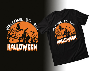 Halloween T shirt design custom t shirt design graphic t shirt halloween t shirt design logo t shirt t shirt design typography