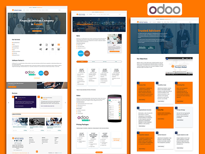 ALkhuzam - Odoo Business Website branding business website crm erp graphic design odoo odoo website builder ui website design