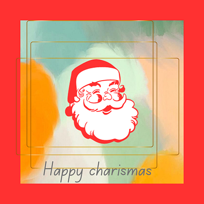 HAPPY CHARISMAS SANTA LOGO graphic design logo