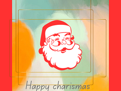 HAPPY CHARISMAS SANTA LOGO graphic design logo