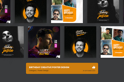 Birthday creative poster design birthday birthday poster poster poster design ui