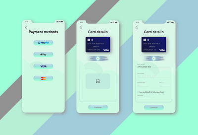 Credit card checkout checkout dailyui design mobile ui