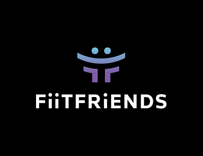 FiitFriends Logo Concept app branding ff fitness icon identity logo smile