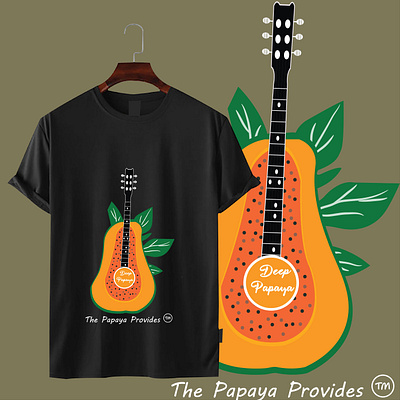 the papaya t-shirt desing branding custom t shirt design design graphic design illustration logo t shirt t shirt de t shirt design typography ui