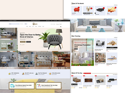 Furniture Website design figma furniture uxui website xd design