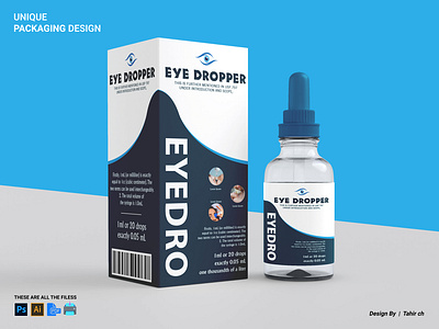 Packaging design for Eye Dropper boxdesign design diecutdesign eyedropper label design medicalpackgingbox packaging packagingdesign productspackaging workdone