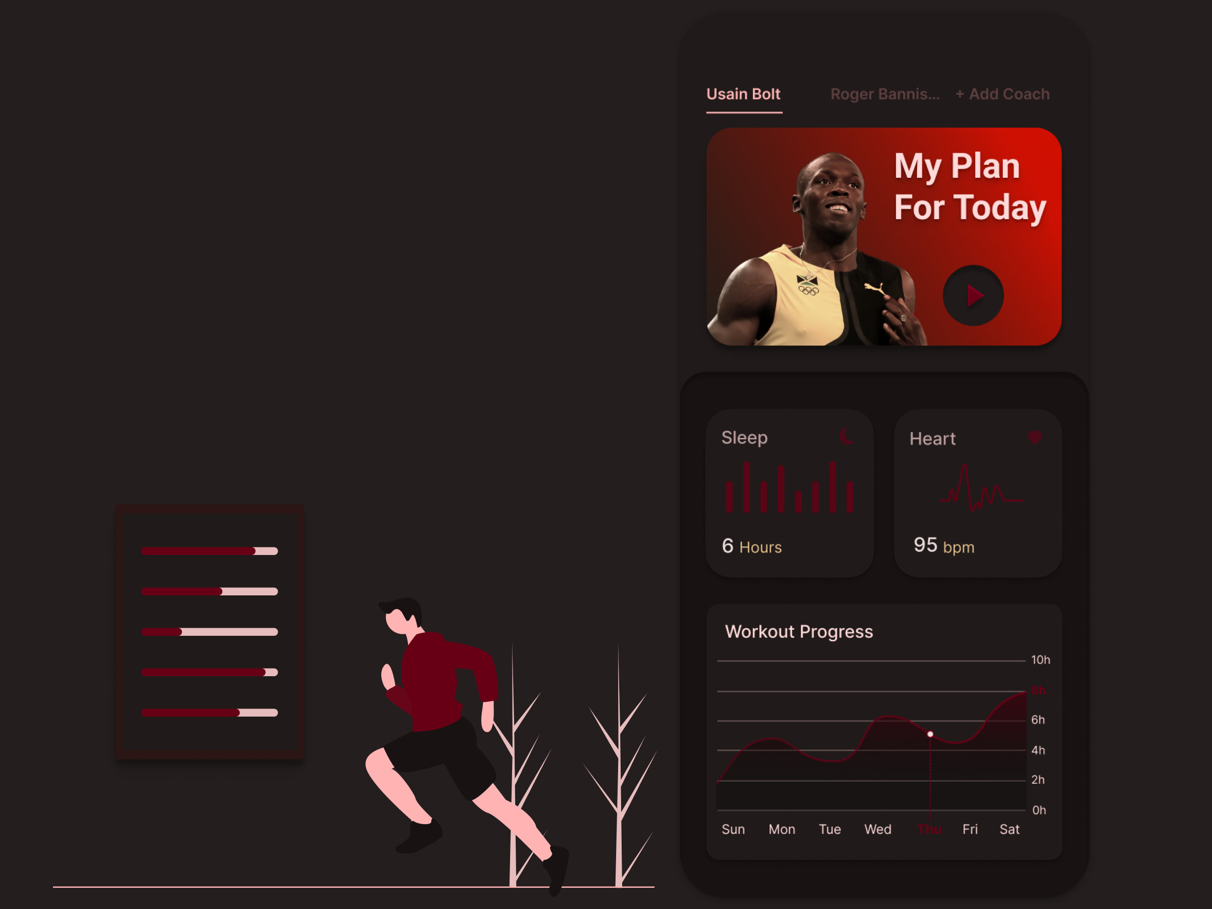 Workout #dailyUI 041 app dailyui design ui ux work out workout