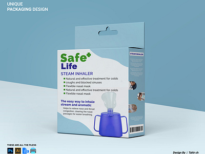 Packaging design for Inhaler boxpackaging design graphics inhalerdesign lable design packaging productspackaging vover