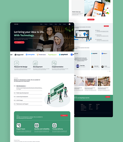 Software Development Agency Website agency case study creative agency design agency design agency landing page development agency figma landing page product design software development software development agency ui uiux design web design website