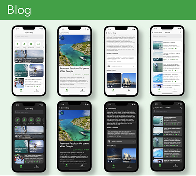 Blog App UI Template for MAUI and Xamarin Forms android blog ios maui mobile news ui ui template ux xamarin