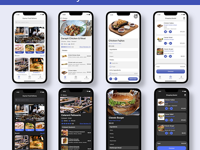 Food Delivery-Multi Restaurant UI Template for MAUI and Xamarin android food delivery ios maui mobile multi restaurant ui ui template ux xamarin