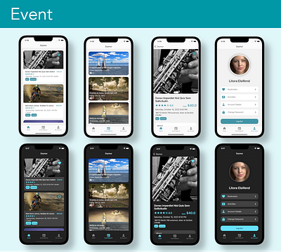 Event App UI Template for Xamarin Forms android event ios mobile ui ui template ux xamarin