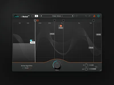 Accentize dxRevive Ux-Ui design 3d branding design effect figma music ui ux vst