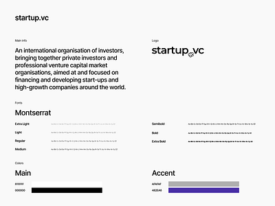 startup.vc project branding design graphic design logo vector