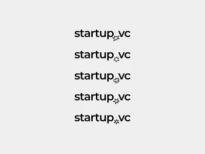 startup.vc project logo variations branding design graphic design logo vector