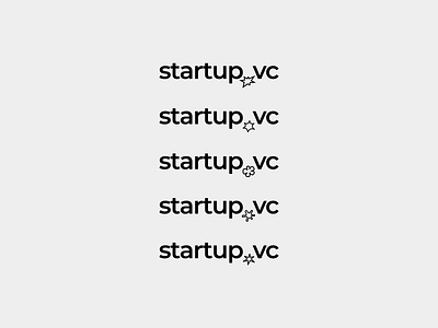 startup.vc project logo variations branding design graphic design logo vector