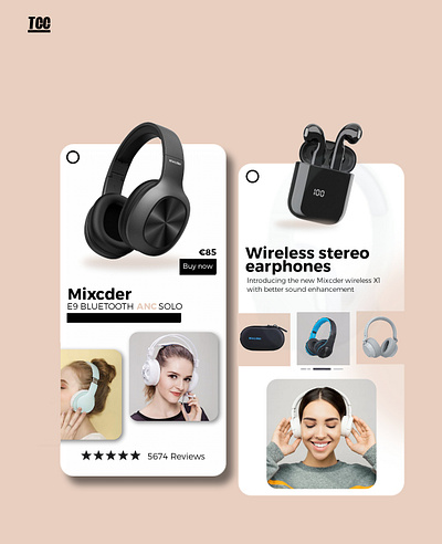 Mixcder ui