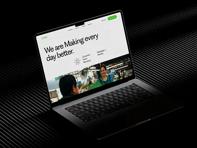 Website Header agency branding design grab header landing page marketing page minimal product design subscription typography ui ui ux user experience ux web web ui website website design