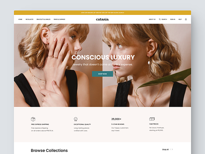 Website Design for Luxury Jewelry figma graphic design jewelry luxury mockups uiux design website design