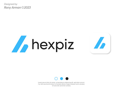 Hexpiz logo design brand identity brand mark branding logo logo design modern logo popular logo visual identity