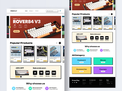 PressPlay - Web Design app branding design graphic design mobile ui ux website